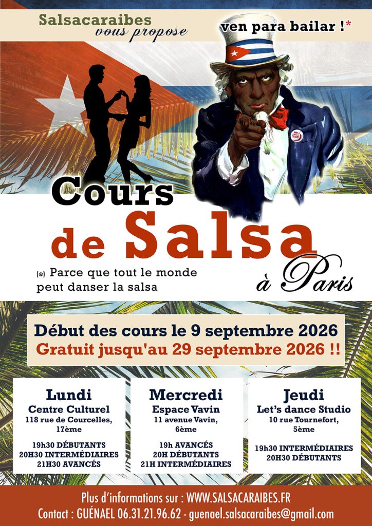 Salsa Caraïbes Paris 6e Arrondissement — Danse à Paris 6e Arrondissement, Paris